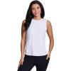 imageRBX Activewear Quick Drying Tank Top for Women Breathable Lightweight Crewneck Yoga Running Tank TopMesh White