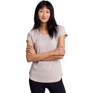 imageRBX Active Womens Athletic Quick Dry Space Dye Short Sleeve Yoga TShirtSpace Dye Tan