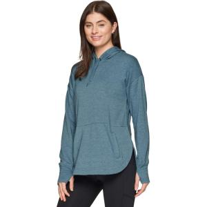 imageRBX Active Womens Soft Lightweight Fleece Tunic Hoodie Sweatshirt With Pocket