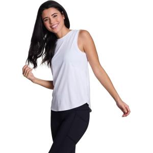 imageRBX Activewear Quick Drying Tank Top for Women Breathable Lightweight Crewneck Yoga Running Tank TopMesh White