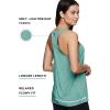 imageRBX Active Workout Tank Top for Women Racerback Flowy Yoga Top Fashion DetailBlack S21