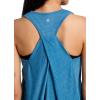 imageRBX Active Workout Tank Top for Women Racerback Flowy Yoga Top Fashion DetailBlue Faience