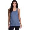 imageRBX Active Workout Tank Top for Women Racerback Flowy Yoga Top Fashion DetailMoonlight Blue