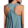 imageRBX Active Workout Tank Top for Women Racerback Flowy Yoga Top Fashion DetailOcean Bluegreen