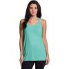 imageRBX Active Workout Tank Top for Women Racerback Flowy Yoga Top Fashion DetailSeafoam Heather