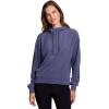 imageRBX Active Womens Fashion Yoga Lightweight Long Sleeve Pullover Hoodie TopRibbed Crown Blue