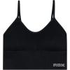 image:imageRBX Active Womens Bralette Multipack Everyday Low Impact Yoga Lounge Bra 2PackCorset Ribbed BlackLight Pink