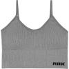 image:imageRBX Active Womens Bralette Multipack Everyday Low Impact Yoga Lounge Bra 2PackCorset Ribbed GreyRed