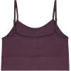 image:imageRBX Active Womens Bralette Multipack Everyday Low Impact Yoga Lounge Bra 2PackRibbed GreyDark Purple