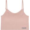 image:imageRBX Active Womens Bralette Multipack Everyday Low Impact Yoga Lounge Bra 2PackRibbed Pale PinkBlack