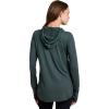 image:imageRBX Active Womens Fashion Yoga Long Sleeve Soft Lightweight Hoodie Pullover TopGreen Smoke Heather