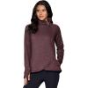image:imageRBX Activewear Womens Fleece Sweatshirt Fashion Pullover With Pockets Zip Mock Neck and Thumb HolesDried Plum