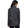 image:imageRBX Activewear Womens Fleece Sweatshirt Fashion Pullover With Pockets Zip Mock Neck and Thumb HolesF19 Charcoal