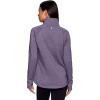 image:imageRBX Activewear Womens Fleece Sweatshirt Fashion Pullover With Pockets Zip Mock Neck and Thumb HolesGrape