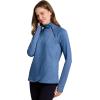 image:imageRBX Activewear Womens Fleece Sweatshirt Fashion Pullover With Pockets Zip Mock Neck and Thumb HolesRiverside