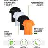 image:imageRBX Active Boys Shirts  4 Pack Athletic Short Sleeve TShirt  Comfortable Boys Activewear Tops for Youth Sizes 820Fast BlueOrange