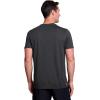 image:imageRBX Active Mens Athletic Performance Workout Gym Running Short Sleeve Crewneck TShirtShadow Stripe Charcoal