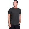 image:imageRBX Active Mens Athletic Performance Workout Gym Running Short Sleeve Crewneck TShirtShadow Stripe Charcoal