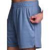 image:imageRBX Active Mens Gym Shorts Moisture Wicking Quick Drying Jersey Running Workout Shorts with PocketsPerforated Dot Blue