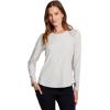 image:imageRBX Active Womens Long Sleeve Ventilated Mesh Lightweight Running Workout Crewneck TShirtBone Offwhite