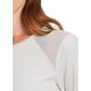 image:imageRBX Active Womens Long Sleeve Ventilated Mesh Lightweight Running Workout Crewneck TShirtBone Offwhite