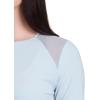 image:imageRBX Active Womens Long Sleeve Ventilated Mesh Lightweight Running Workout Crewneck TShirtLight Blue Sky