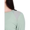 image:imageRBX Active Womens Long Sleeve Ventilated Mesh Lightweight Running Workout Crewneck TShirtSea Glass
