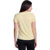 image:imageRBX Active Womens Mesh Workout Top Short Sleeve Crewneck Quick Drying Running TShirt with Breathable FabricButter Yellow