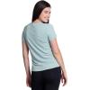 image:imageRBX Active Womens Mesh Workout Top Short Sleeve Crewneck Quick Drying Running TShirt with Breathable FabricSea Grass