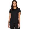 image:imageRBX Active Womens Workout Top with Mesh Panels Breathable Quick Drying Gym Running TShirt with Plus SizesBlack