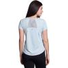 image:imageRBX Active Womens Workout Top with Mesh Panels Breathable Quick Drying Gym Running TShirt with Plus SizesBlue Sky