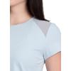 image:imageRBX Active Womens Workout Top with Mesh Panels Breathable Quick Drying Gym Running TShirt with Plus SizesBlue Sky
