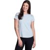 image:imageRBX Active Womens Workout Top with Mesh Panels Breathable Quick Drying Gym Running TShirt with Plus SizesBlue Sky