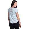 image:imageRBX Active Womens Workout Top with Mesh Panels Breathable Quick Drying Gym Running TShirt with Plus SizesBlue Sky