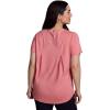 image:imageRBX Active Womens Workout Top with Mesh Panels Breathable Quick Drying Gym Running TShirt with Plus SizesCoral Pink