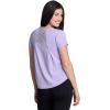 image:imageRBX Active Womens Workout Top with Mesh Panels Breathable Quick Drying Gym Running TShirt with Plus SizesJacaranda Purple