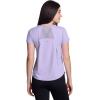 image:imageRBX Active Womens Workout Top with Mesh Panels Breathable Quick Drying Gym Running TShirt with Plus SizesJacaranda Purple