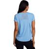 image:imageRBX Active Womens Workout Top with Mesh Panels Breathable Quick Drying Gym Running TShirt with Plus SizesLight Blue