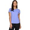 image:imageRBX Active Womens Workout Top with Mesh Panels Breathable Quick Drying Gym Running TShirt with Plus SizesPeriwinkle