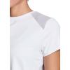 image:imageRBX Active Womens Workout Top with Mesh Panels Breathable Quick Drying Gym Running TShirt with Plus SizesPleat White