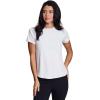 image:imageRBX Active Womens Workout Top with Mesh Panels Breathable Quick Drying Gym Running TShirt with Plus SizesPleat White