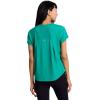 image:imageRBX Active Womens Workout Top with Mesh Panels Breathable Quick Drying Gym Running TShirt with Plus SizesPorcelain Teal Green