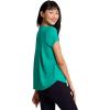 image:imageRBX Active Womens Workout Top with Mesh Panels Breathable Quick Drying Gym Running TShirt with Plus SizesPorcelain Teal Green