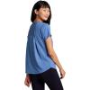 image:imageRBX Active Womens Workout Top with Mesh Panels Breathable Quick Drying Gym Running TShirt with Plus SizesRiverside Blue