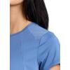 image:imageRBX Active Womens Workout Top with Mesh Panels Breathable Quick Drying Gym Running TShirt with Plus SizesRiverside Blue