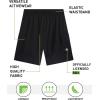 image:imageRBX Boys Athletic Shorts  2 Pack Breathable Athletic Performance Woven Basketball Shorts for Boys with Elastic WaistbandBlack Cargo Griffin