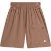 image:imageRBX Boys Athletic Shorts Set  2 Piece Active Short Sleeve Shirt and Woven Performance Running Tech Shorts for Boys 412Ivory Taupe