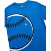 image:imageRBX Boys Athletic Shorts Set  2 Piece Performance Stretch Graphic TShirt and Active Gym Shorts Set for Boys Sizes 812Blue Baseball