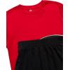 image:imageRBX Boys Athletic Shorts Set  2 Piece Performance Stretch Graphic TShirt and Active Gym Shorts Set for Boys Sizes 812Red Basketball
