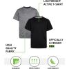 image:imageRBX Boys Tshirts  2 Pack Dry Fit Crewneck Short Sleeve Boys Athletic Shirts Kids Activewear Sports Sizes 416BlackCharcoal